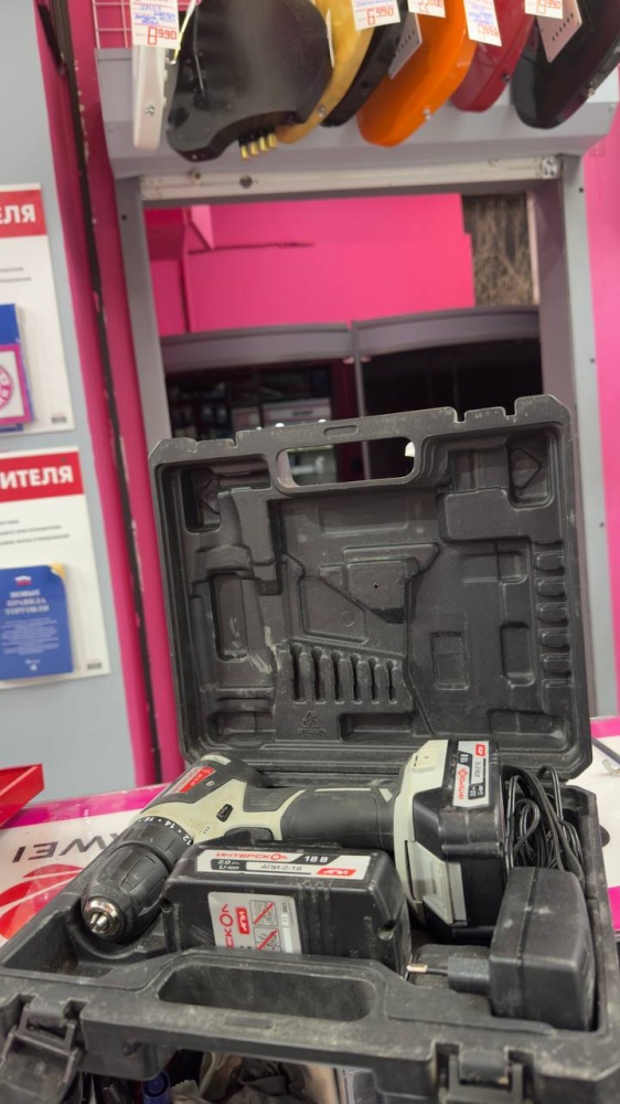 Шуруповерт интерскол да-10/18в